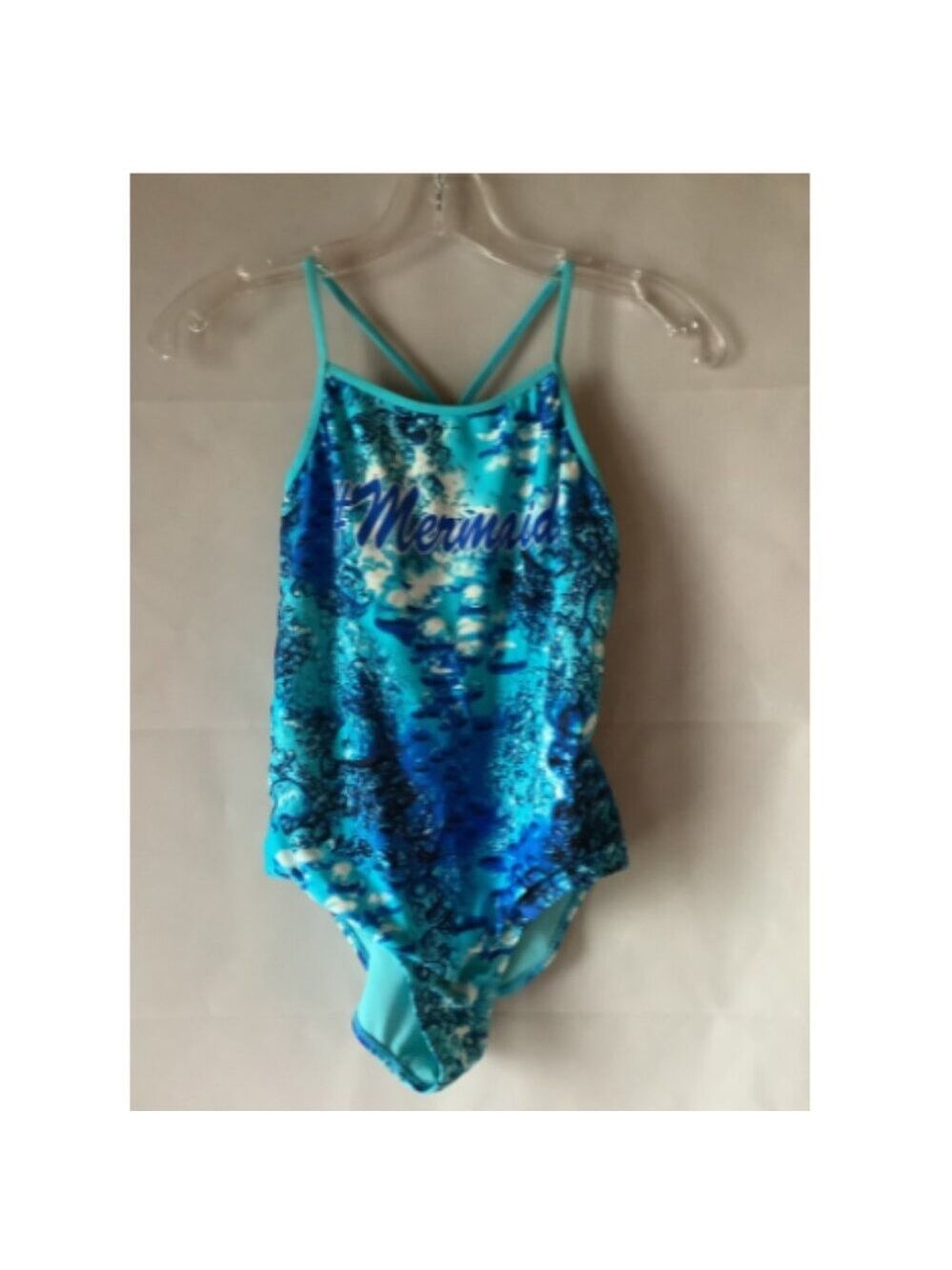 OP Girls One-Piece Mermaid Swimsuit XL (14-16)